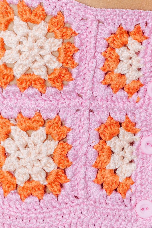 Allie Crochet Crop Top